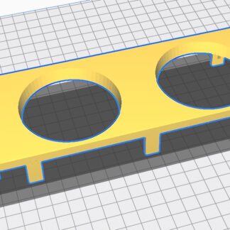 Audi B5 A4 Uyumlu Bardaklık ABS Baskı 01315