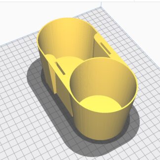 Audi Q2 Orta Konsol Bardaklık ABS Baskı 01317