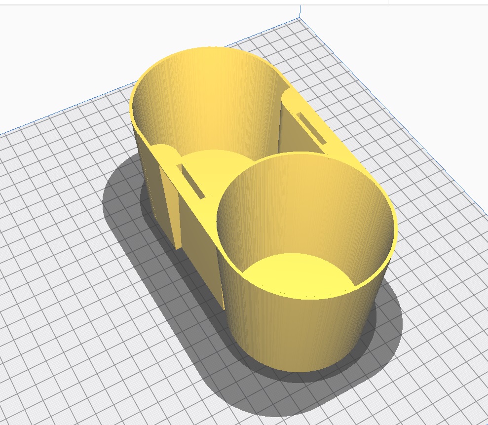 Audi Q2 Orta Konsol Bardaklık ABS Baskı 01317