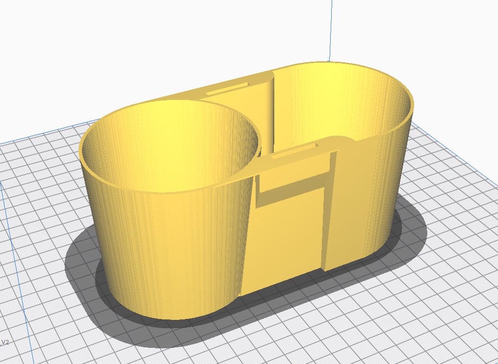 Audi Q2 Orta Konsol Bardaklık ABS Baskı 01317 - Görsel 3