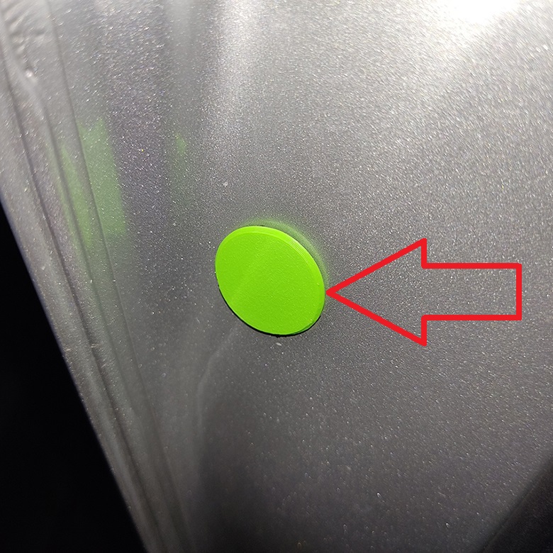 Audi A6 Kapı Kilit Tıpaları 4 Adet TPU Baskı 01320