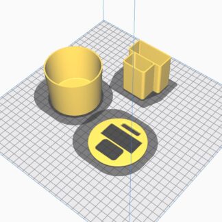Audi A3 Küllük Gözü Kenarı Organizer ABS Baskı 01321