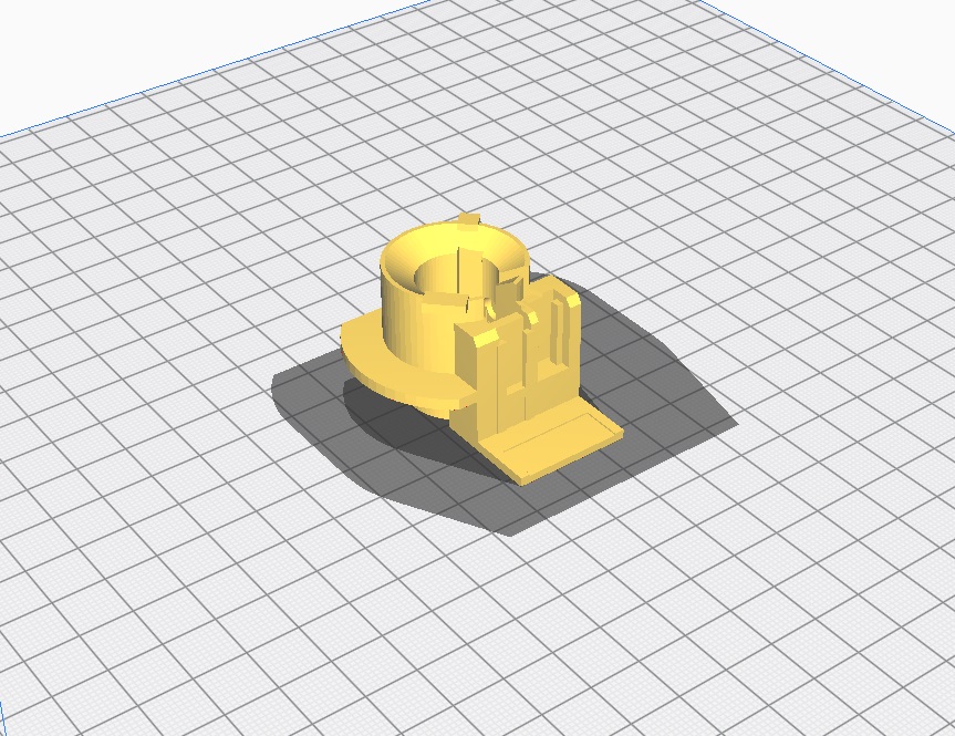 Audi 4000/5000 arka Far Soket Braketi ABS Baskı 01325 - Görsel 2