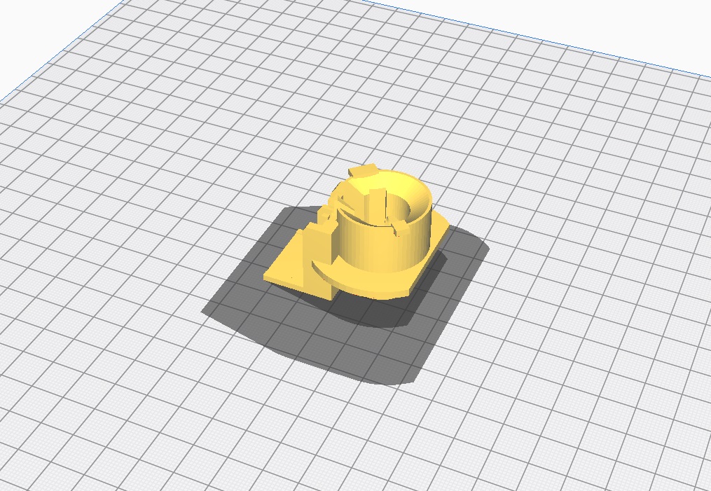 Audi 4000/5000 arka Far Soket Braketi ABS Baskı 01325 - Görsel 3