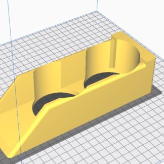 Audi 80/Cabrio Çift Bardak Tutma Braketi ABS Baskı 01326