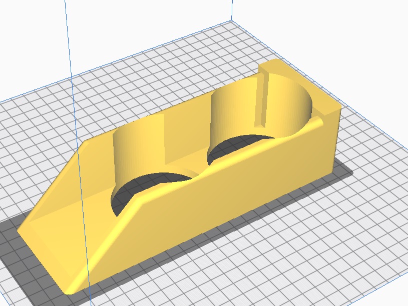 Audi 80/Cabrio Çift Bardak Tutma Braketi ABS Baskı 01326