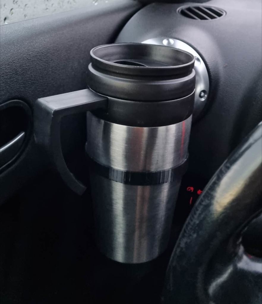 Audi TT 8N Yuvarlak Havalandırma Bardaklık ABS Baskı 01328 - Görsel 3