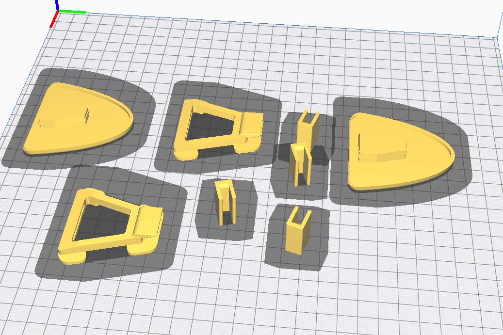 Audi TT 8N Emniyet Kemeri Halı Tıpası 8N0 857 763 4PK ABS Baskı Sağ ve Sol 01331 - Görsel 2