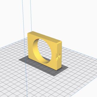 Audi 80/S2 B4 52mm Havalandırma Gösterge Braketi ABS Baskı 01341
