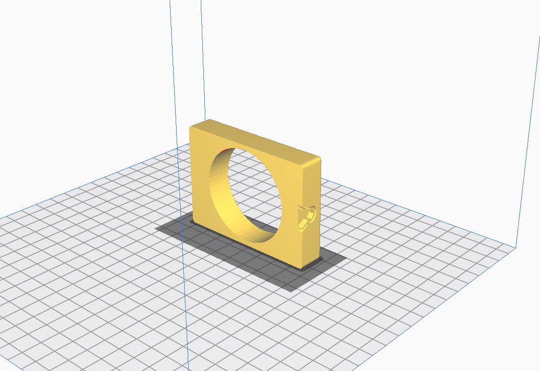 Audi 80/S2 B4 52mm Havalandırma Gösterge Braketi ABS Baskı 01341
