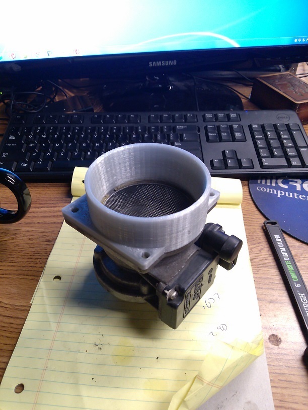 Audi 7A B3 MAF adaptörü, 3 İnch ABS Baskı 01343