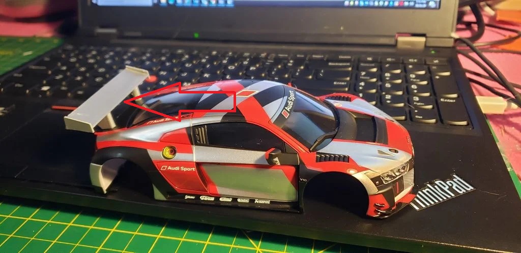 Mini-Z Spoiler ABS Baskı 01351