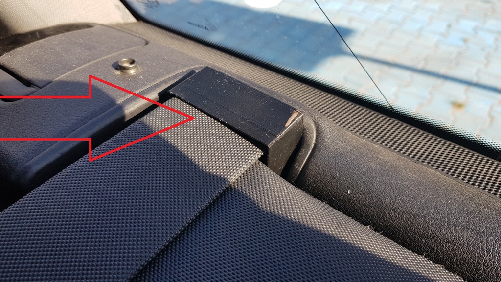 Audi B6 A4 Bagaj Gölgelik Kapağı Sağ ve Sol ABS Baskı 01357 - Görsel 2