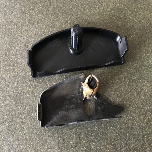 2001-2006 Audi TT Çeki Kancası Kapağı ABS Baskı 01360