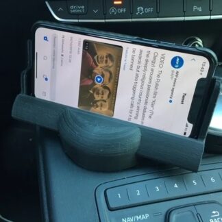 Audi Bardaklık Üstü Telefon Tutma Braketi ABS Baskı 01368