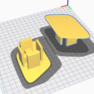 Audi A4 B6 Yıkama Fıskiyesi Kapağı ABS Baskı Sağ ve Sol 01369