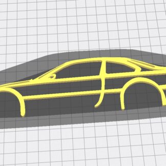 BMW E46 3D Duvar Sanatı Süsü PLA Baskı 01385