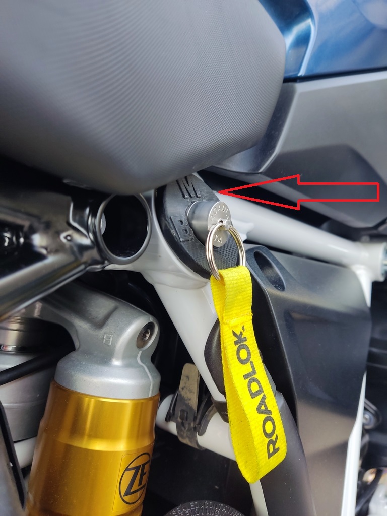 BMW GS 1250 Kilit Braketi ABS Baskı 01394