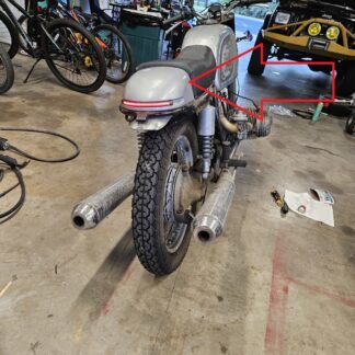 BWM R75/5 Kuyruk Muhafaza Kapağı ABS Baskı 01399