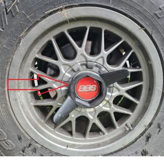 BMW Style 29 BBS Anahtarı ABS Baskı 01401