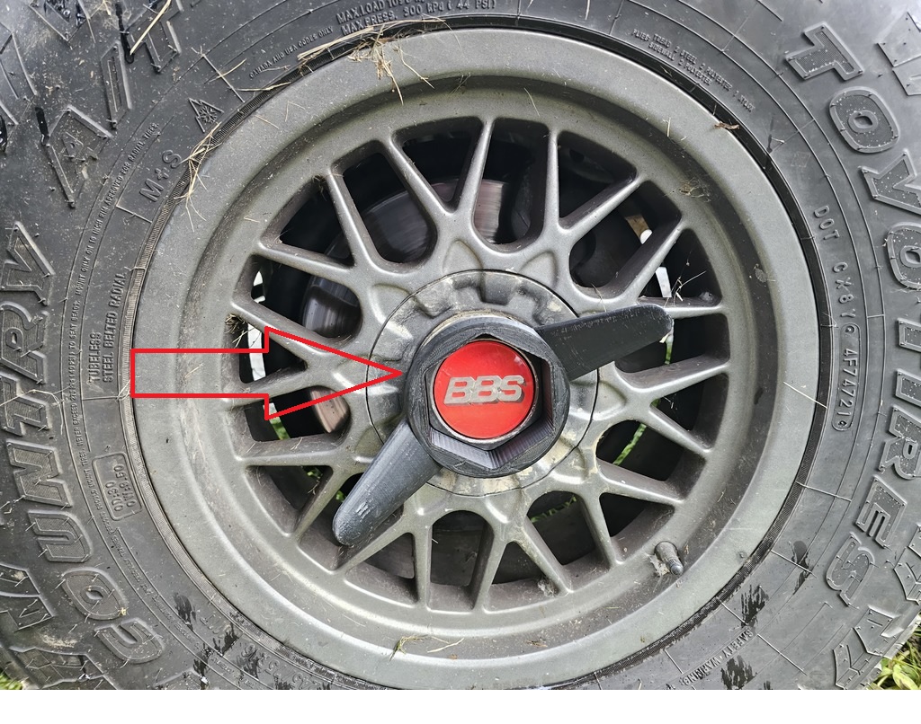 BMW Style 29 BBS Anahtarı ABS Baskı 01401