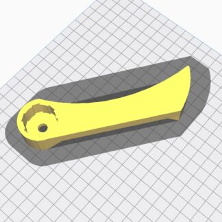 BMW e65 Kaput Açma Kolu ABS Baskı 01408