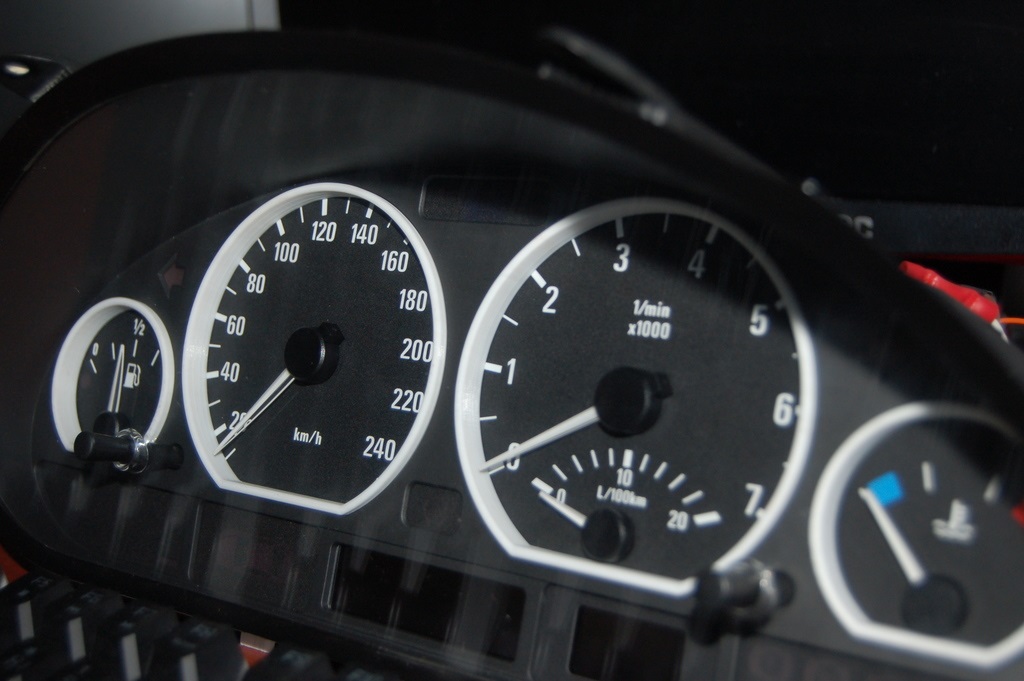 BMW e46 Gösterge Halkaları 4 Adet ABS Baskı 01416