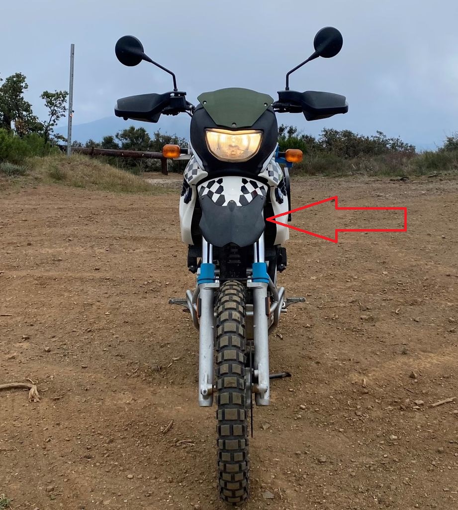 F650GS Ön Rüzgar Braketi PETG Baskı 01430 - Görsel 2