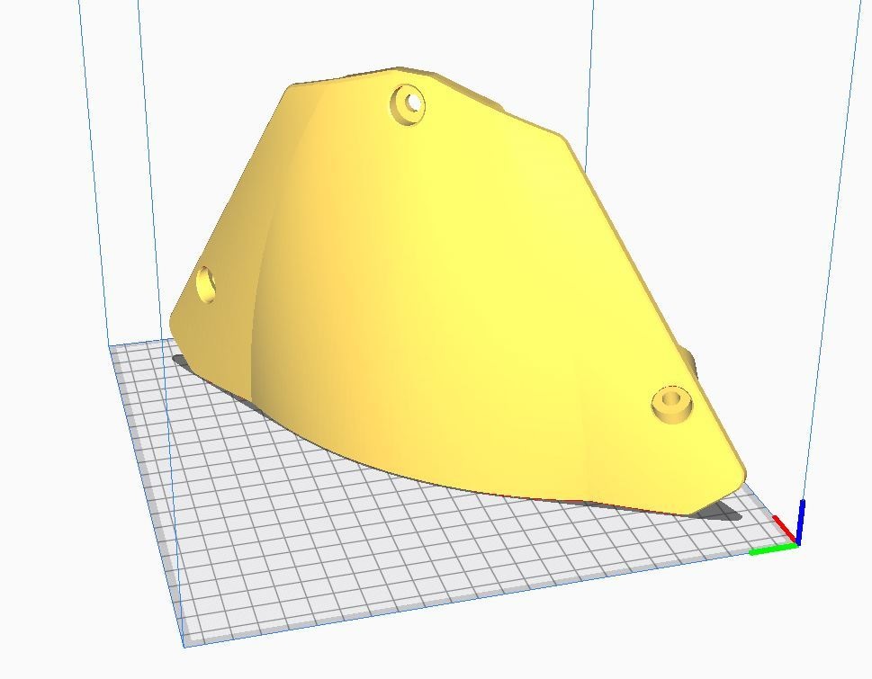 F650GS Ön Rüzgar Braketi PETG Baskı 01430 - Görsel 3