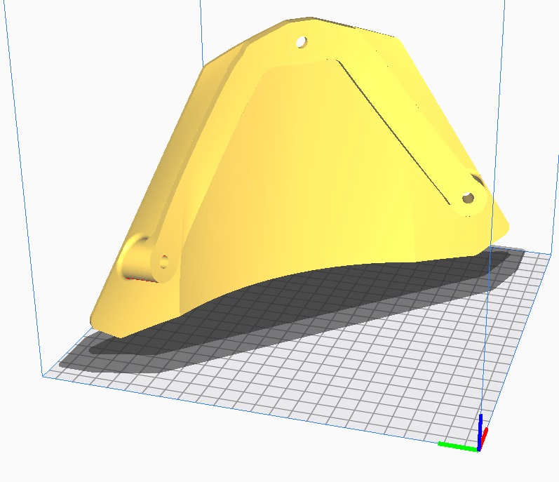 F650GS Ön Rüzgar Braketi PETG Baskı 01430 - Görsel 4