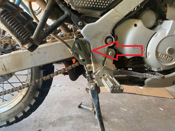 F650GS Arka Fren Silindir Braketi ABS Baskı 01431