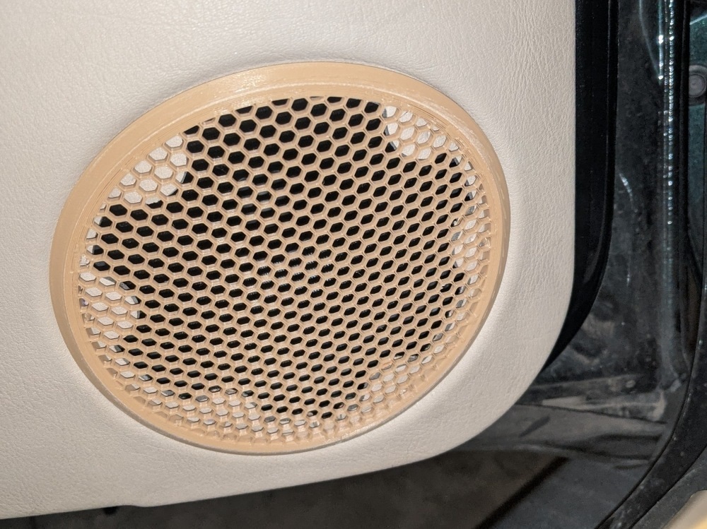 BMW E53 51428265473 Numaralı Arka Sol Hoparlör Kapağı ABS Baskı 01434