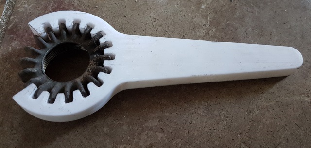 BMW R65LS Egzoz Somun Anahtarı ABS Baskı 01436 - Görsel 2