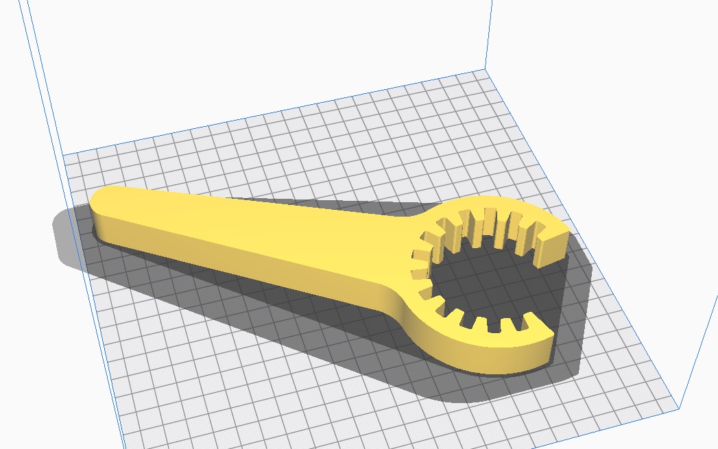 BMW R65LS Egzoz Somun Anahtarı ABS Baskı 01436 - Görsel 3