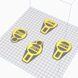 BMW M Spor Emniyet Kemeri Tokaları 4 Adet ABS Baskı 01442