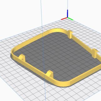 BMW E36 Sedan Vites Çerçevesi ABS Baskı 01448