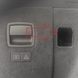 BMW E91 2005-2013 bagaj 12v Adaptör Deliği Kapatma Braketi ABS Baskı 01466