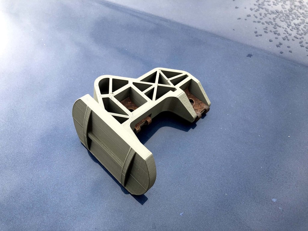 BMW E39 Ön Tampon Braketi ABS Baskı Sağ ve Sol 01477 - Görsel 2