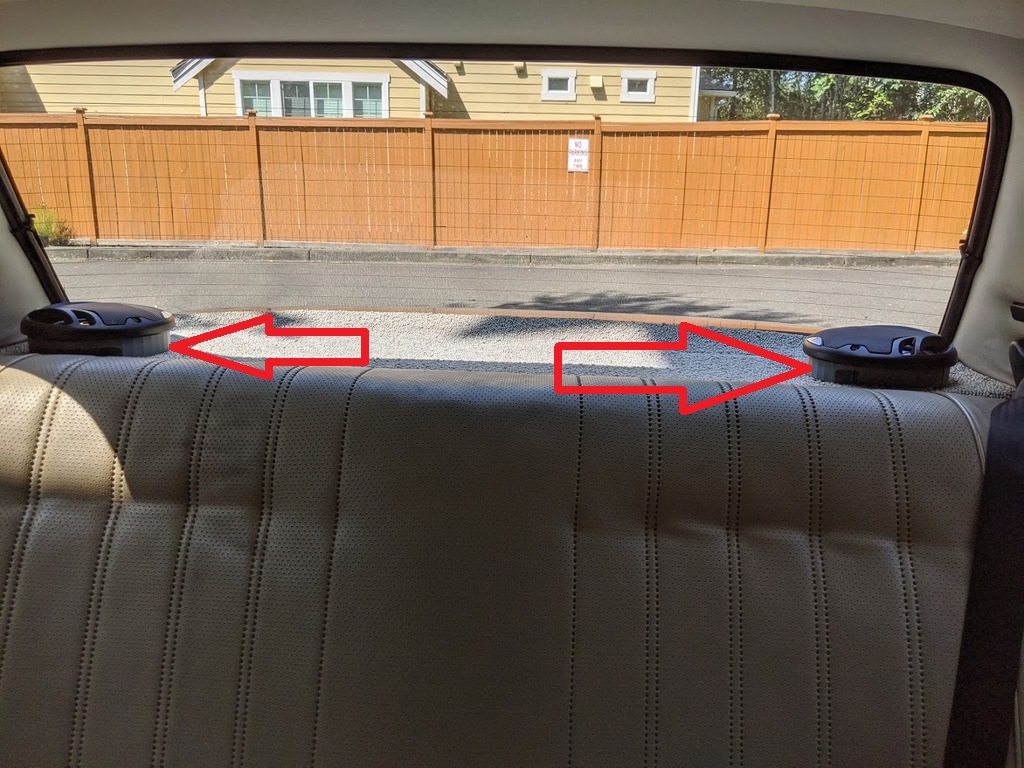 BMW E30 için 6,5 inch Hoparlör Braketi ABS Baskı 01481