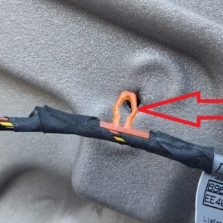 BMW e61 İçin Kapı Kabloları Tutma Klipsleri ABS Baskı 10 Adet 01482