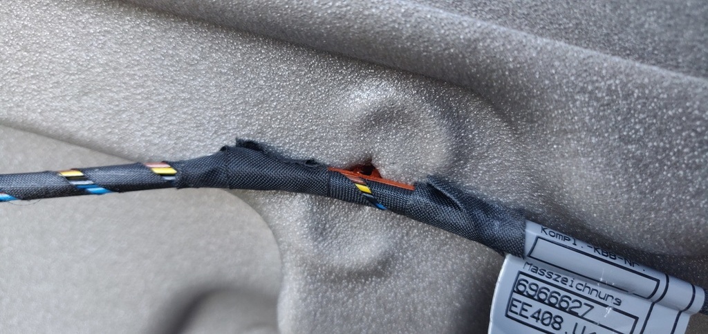 BMW e61 İçin Kapı Kabloları Tutma Klipsleri ABS Baskı 10 Adet 01482 - Görsel 2