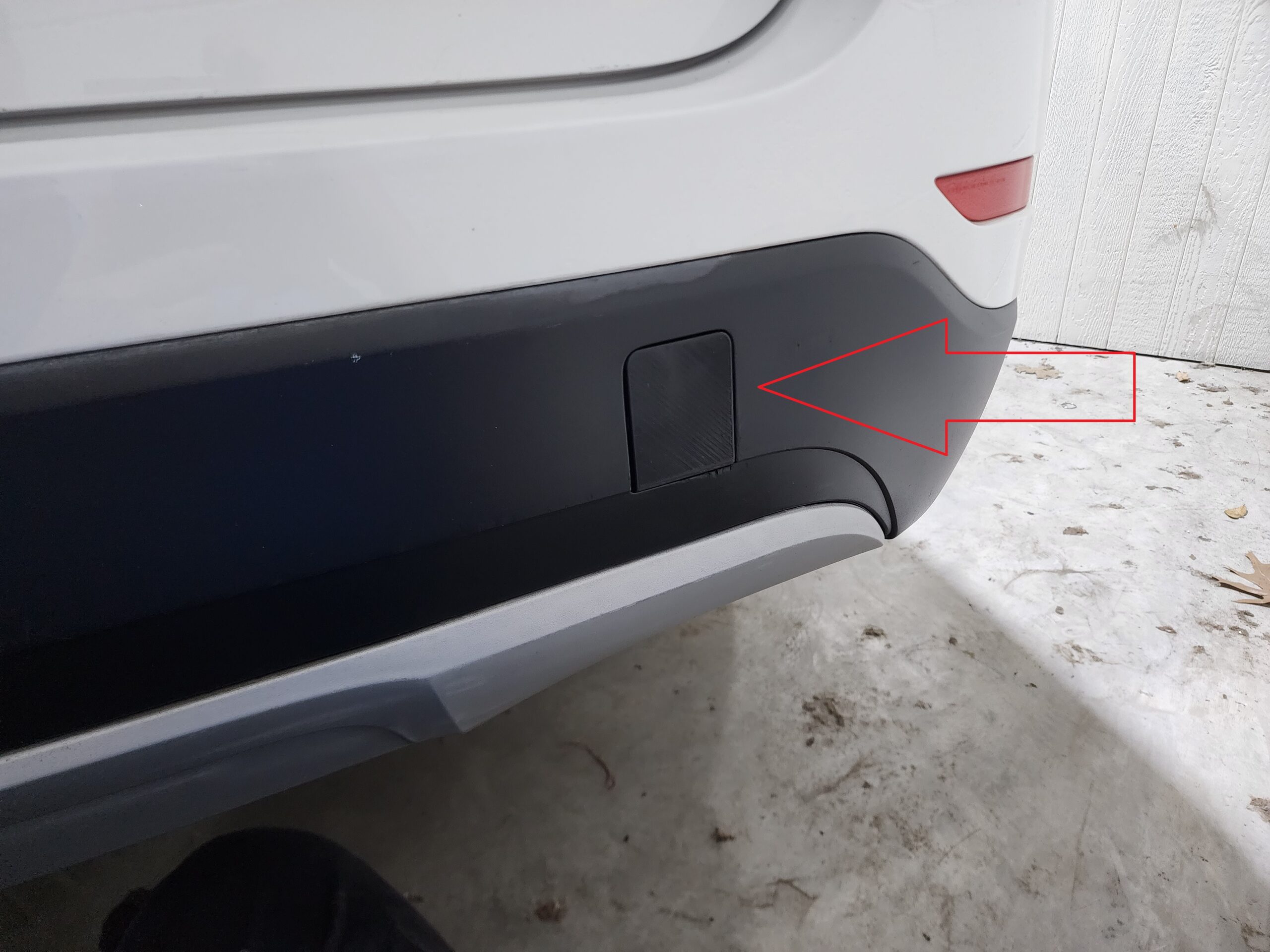 Bmw X1 Arka Tampon Kapağı ABS Baskı 01496