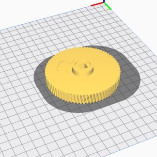 BMW E60 Arka Silecek Motor Dişlisi ABS Baskı 01510