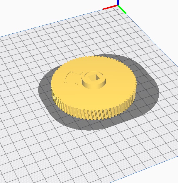 BMW E60 Arka Silecek Motor Dişlisi ABS Baskı 01510