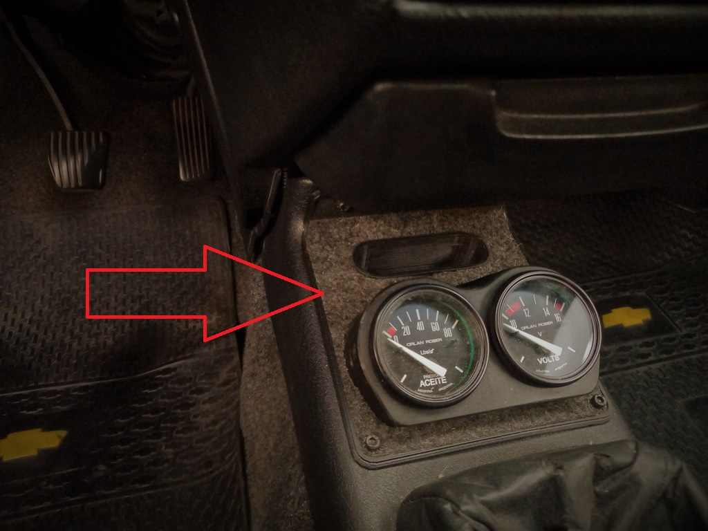 Chevrolet Corsa Gösterge Panel Braketi ABS Baskı 01524