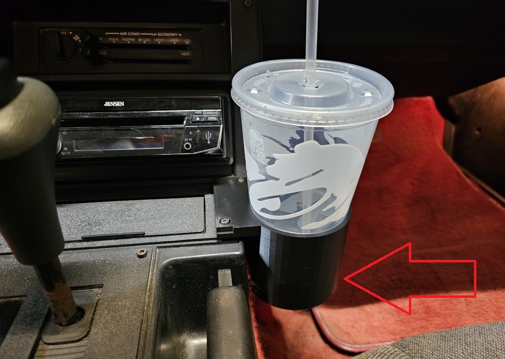 82-92 Chevy 3.Nesil Camaro Bardaklık ABS Baskı 01527