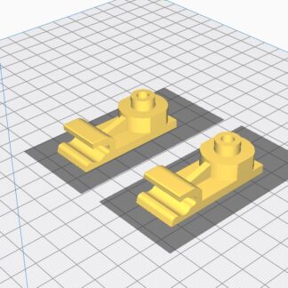 C5 Corvette Güneşlik Klipsi Sağ ve Sol ABS Baskı 01538