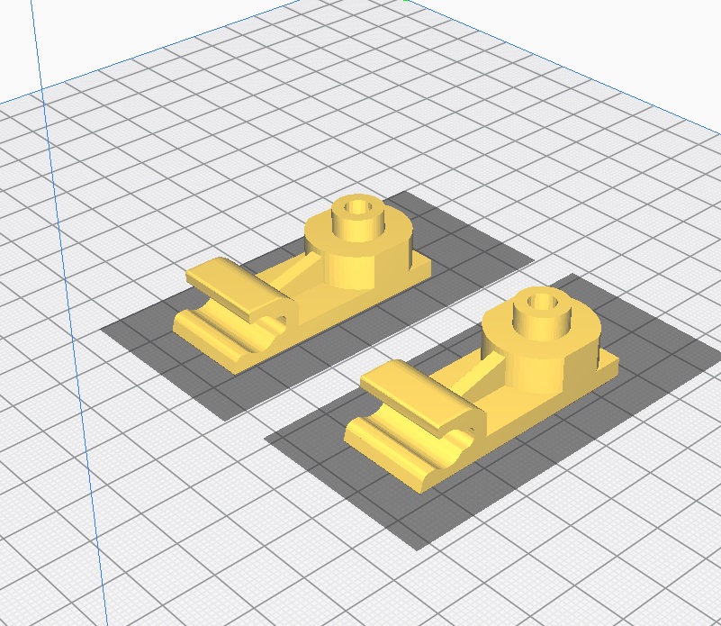 C5 Corvette Güneşlik Klipsi Sağ ve Sol ABS Baskı 01538