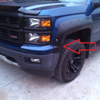Chevrolet Silverado Çamurluk Uzatma Braketi Sağ ve Sol ABS Baskı 01545