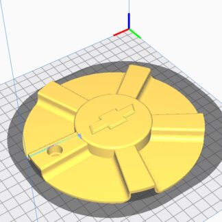 Chevrolet 22 İnch Orta Tekerlek Göbeği ABS Baskı 01549
